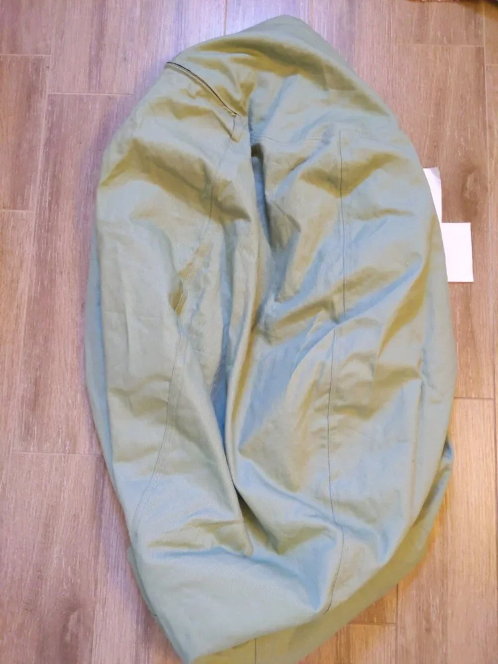 Pottery Barn Kids Green Anywhere Beanbag Twill Slipcover Only
